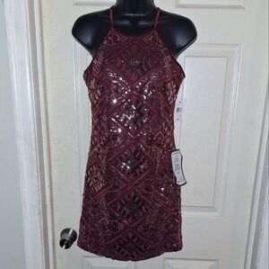 Crystal doll sequin dress NWT size 3